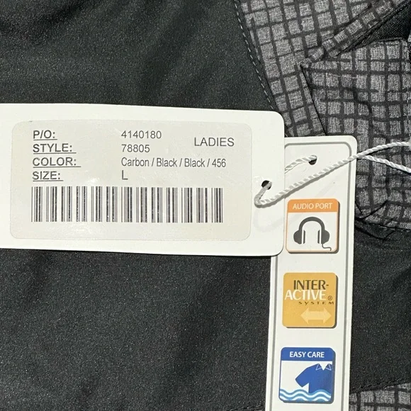 Women's Water-Resistant Jacket - Black - Picture 5 of 5